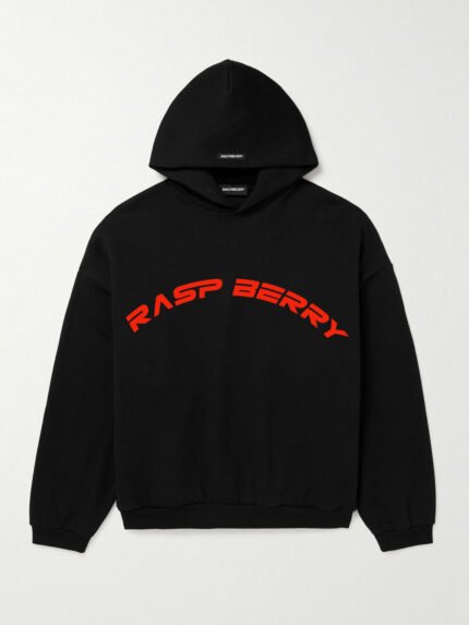 Raspberry Hills New Black Hoodie