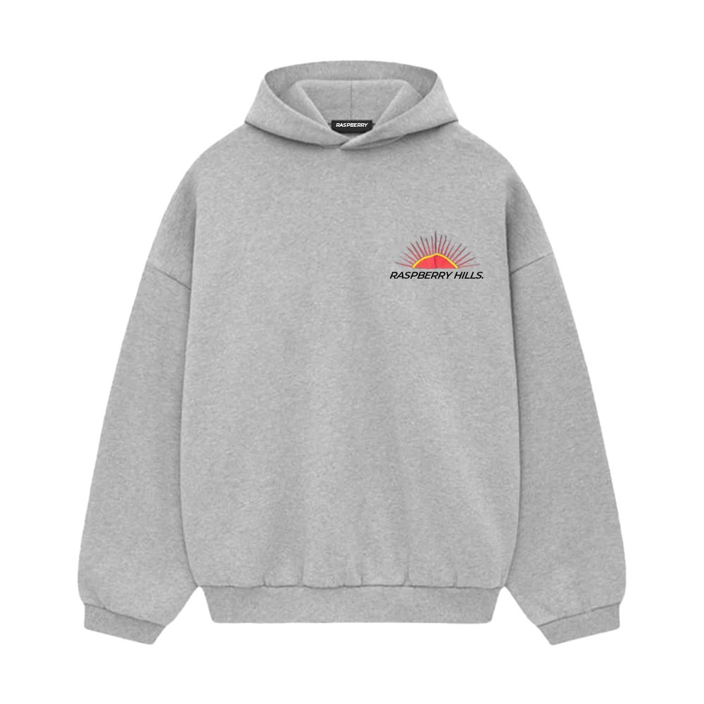 2 Raspberry Hills New Grey Hoodie